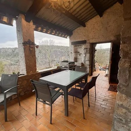 Maison A Balazuc, Terrasse Avec Vue Sur L'ardeche